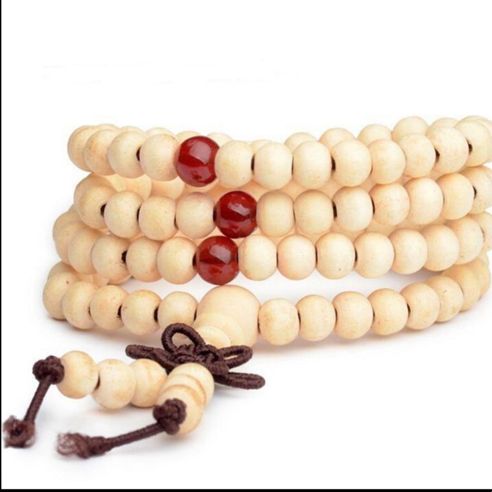 gorgeous 6mm 108 natural sandalwood or…